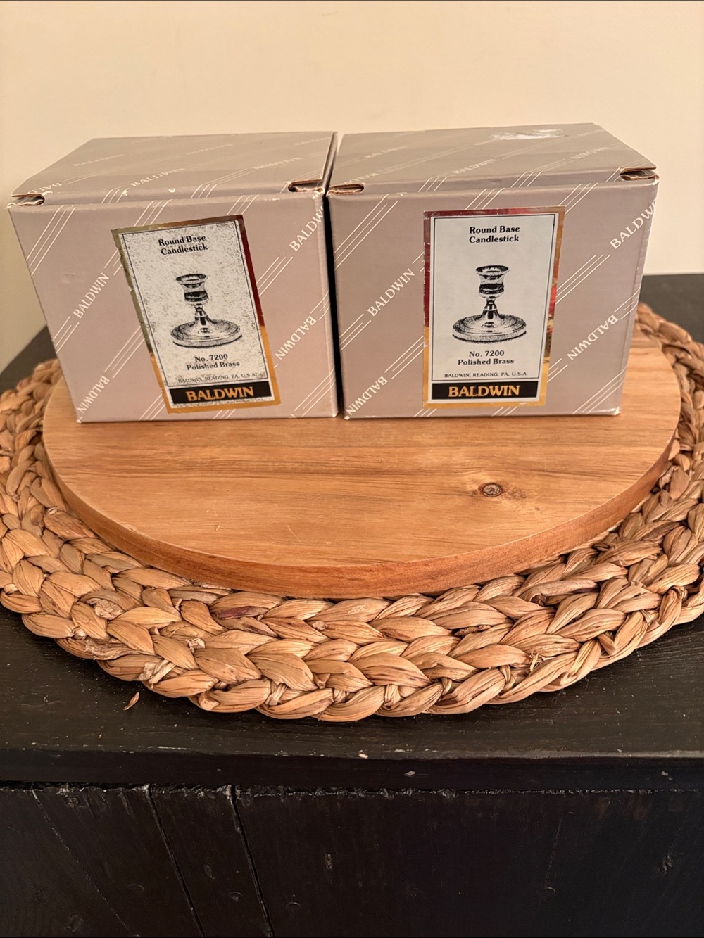 Baldwin Brass Candlestick Box Set